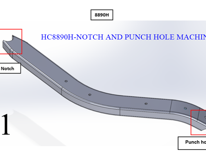 HC8890H-NOTCH AND PUNCH HOLE MACHINE