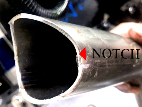 沖弧口管件 Notch pipe