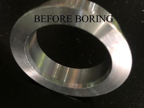 搪孔管件-加工前 boring pipe before