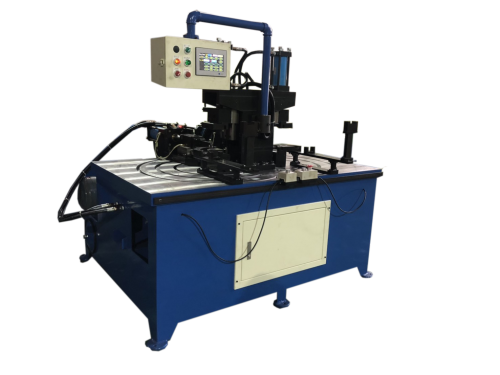 雙站臥式沖弧口機 8819M