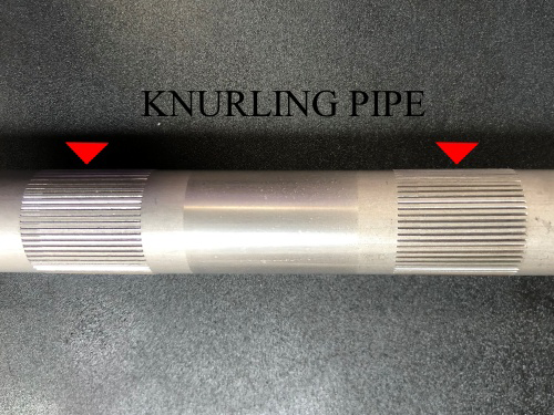 knurling pipe