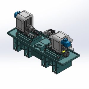 FB-HDS-41E(CNC雙端搪孔機)-裸機等角視圖