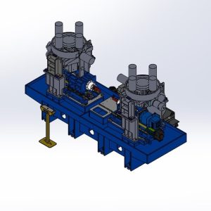 FB-HDS-44A(數控換刀式雙端搪孔機)-裸機等角視圖
