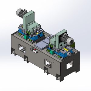 HC-0301V(雙端雙管粗搪機)-裸機等角視圖