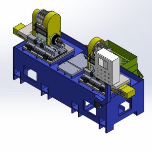HC-0302B(油壓雙端搪孔機)-裸機等角視圖