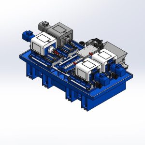 HC-0302H(4主軸伺服搪孔機)-裸機等角視圖